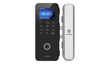 IGLASS II-C fingerprint glass door lock